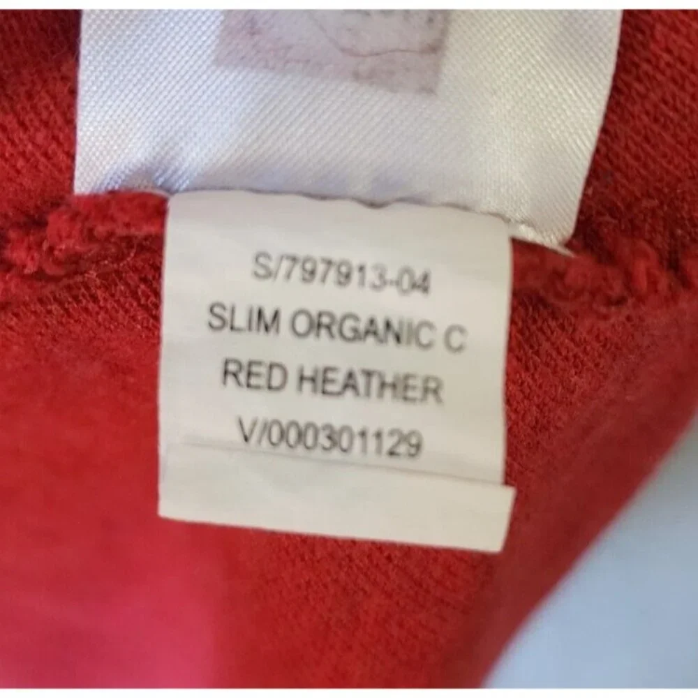 Banana Republic Red Heather Slim Fit Pique Polo Shirt Size XXL Tall 100% Cotton‎